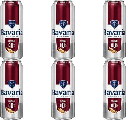 Bavaria Original Non-Alcoholic Malt Beverage Pack Of 6 Tin