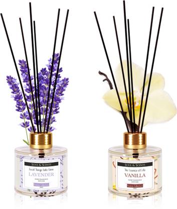सोल एंड सेंट्स लैवेंडर, वनीला डिफ्यूज़र सेट, अरोमा ऑयल