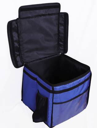 Quaffor Thermal insulated 16*16*16 inch food/pizza/cake/zomato/swiggy/beverages hot/cold delivery backpack 55 Liters Waterproof Multipurpose Bag