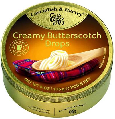cavendish & harvey Creamy Butterscotch Drops - Germany Butterscotch Candy