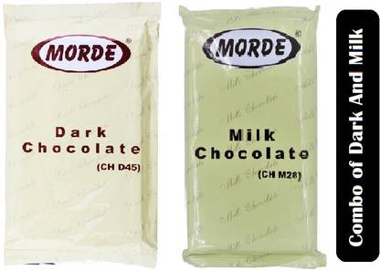 Morde Combo Of Dark (D45) and Milk (M28) 500gm Each Bars