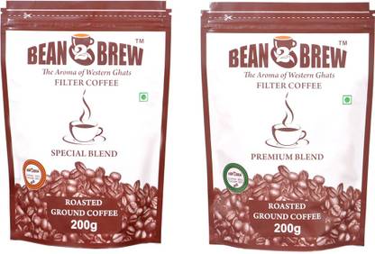 bean2brew Premium Blend 80:20 & Special Blend 70:30 Each Combo Pack Filter Coffee