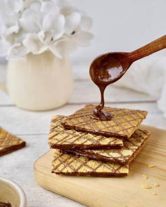 Waffle House Special Flavour Handmade Waffle Cookies - Choco Filled Cookies- Nutella Cookies (Pack of 5 Cookies) Cookies Biscuit
