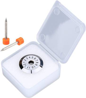 Corslet 12 Pos Optical Fiber cutting Blade/ Fiber Cleaver Blade/Cutting Wheel High Precision 12 Surface With 1 Pair High Precision for Sumitomo Compatible Electrodes for Fusion Splicing Machine Wire Cutter