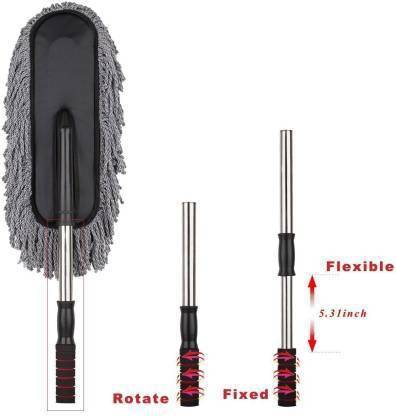 DN BROTHERS Car Cleaning Brush Mop Adjustable Car Duster wet/dry duster DN222 Wet and Dry Duster Set