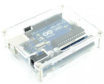 Aktronics Uno R3 Case Enclosure Gloss Acrylic Computer Box Compatible with Arduino Uno R3/ Smd UNO Electronic Components Electronic Hobby Kit