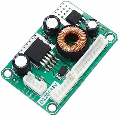 Electronic Spices DC-DC 12V to 5V 3 3V 3A Step-down Converter Module LCD Power Board Electronic Components Electronic Hobby Kit