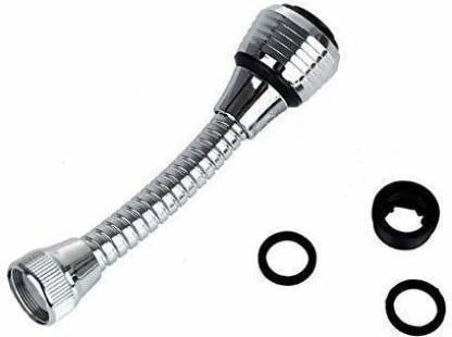 NUB'S 360° Flexible Sprayer Extension Stream Water Saving Faucet for Clean Washbasin Kitchen Sink Faucet Nozzle