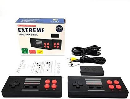 TCOS Tech 8 Bit TV Video Game Classic 620 Inbuilt Games Box with Wireless Controller with 620
