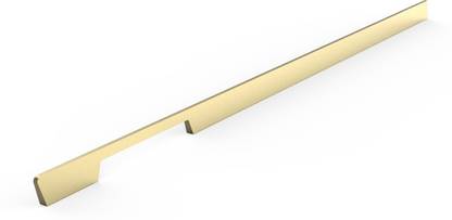 Spitze by Everyday Long Wardrobe Handle D9 | Satin Gold | 900mm | 2 Pieces | Wardrobe Handles | Wardrobe Door Handles | Closet Handles | Wardrobe Door Knobs | Wardrobe Handles Online | Main Door Handle 3 Feet Long Aluminium Door Handle