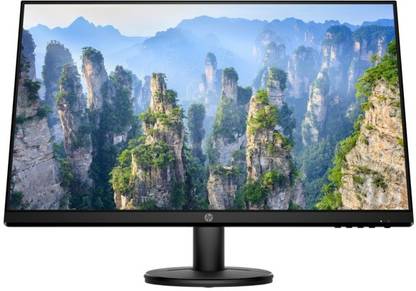 HP 68.58 cm (27 inch) Full HD LED Backlit IPS Panel Ultra Thin | Ultra Slim Bezel Monitor (V27i)
