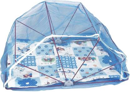 Elegant Mosquito Net Polyester Adults Washable For Kids, 2*3 (Blue Color) Mosquito Net
