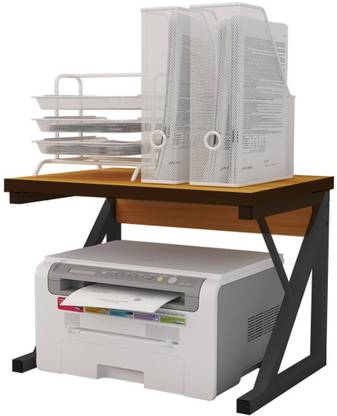 KAWACHI Printer Stand 2-Layer Office Desk File Storage Rack Z Type Printer Shelf Engineered Wood Office Table