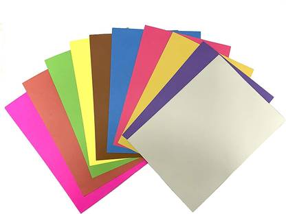 आदत्य Pastel sheets रेखाहीन A4 रंगीन पेपर