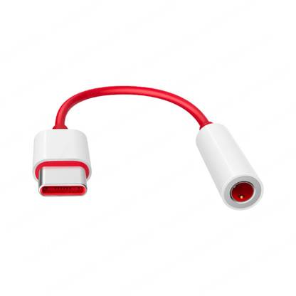 Kharido Online Red Type-C to 3.5 mm Audio Jack Connector Phone Converter