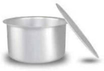 Sonanshi Aluminium Patila/Bhagona/Tapeli with LID Pot 20 cm diameter 1 L capacity with Lid