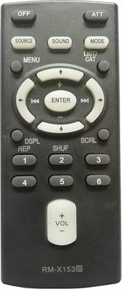 LipiWorld RM-X153 CDX-GT81UW CDX-R505 CDX-RA700 MEX-1GP 1-479-077-14 CDXGT340 CDXGT540UI CDXGT640U CDX-GT610Ui CDX-GT410Ui CDX-GT310 CDX-GT Car System Remote Control for  Sony Remote Controller