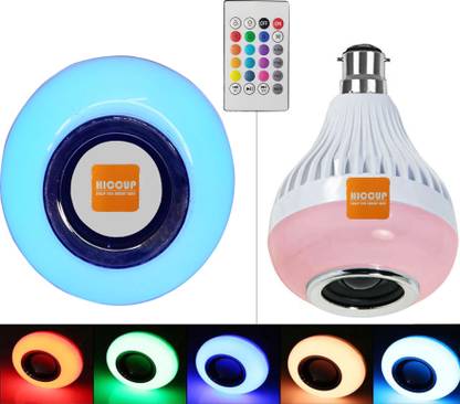 Hiccup New Quality Bluetooth Bulb Speaker Led Bulb With Bluetooth Speaker Bulb Light Bluetooth Control Smart Music Audio Bluetooth Speaker Smart Bulb