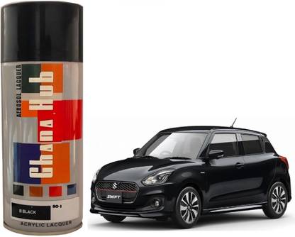 GHANA HUB PREMIUM CUBE F1 SINGLE Black Spray Paint 400 ml