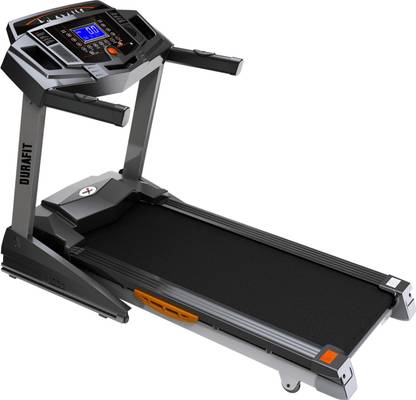 Durafit Surge 2 HP (Peak 4 HP) DC Motorized Treadmill (Max Weight:120 kg)
