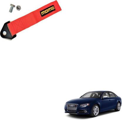 SEMAPHORE Universal Premium RED MOMO TOW BELT & STRAP Front & Rear For Audi S4 0.24 m Towing Cable