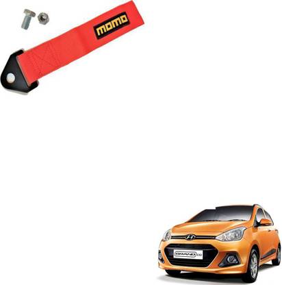 SEMAPHORE Universal Premium RED MOMO TOW BELT & STRAP Front & Rear For Hyundai Grand i10 0.24 m Towing Cable