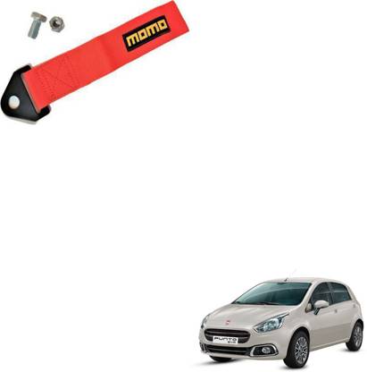 SEMAPHORE Universal Premium RED MOMO TOW BELT & STRAP Front & Rear For Fiat Punto Evo 0.24 m Towing Cable