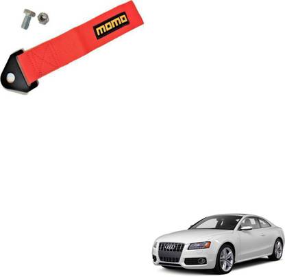 SEMAPHORE Universal Premium RED MOMO TOW BELT & STRAP Front & Rear For Audi S5 0.24 m Towing Cable