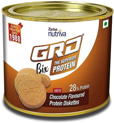 GRD Bix Chocolate Flavoured High protein biscuits with Immuno Nutrients, 250g