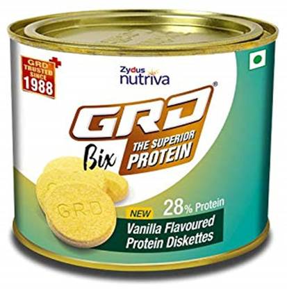 GRD Bix Vanilla Flavoured High protein biscuits with Immuno Nutrients, 250g