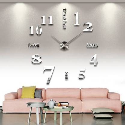 Shopper52 Analog 55 cm X 55 cm Wall Clock