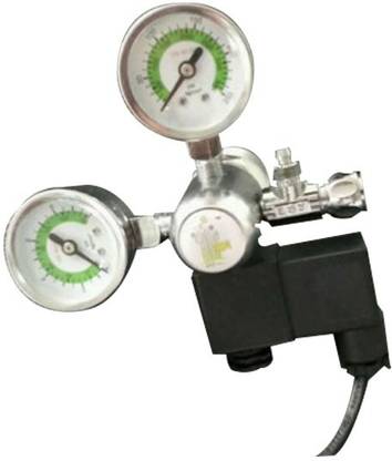 LST High Quality Rust Proof Aluminium Body Dual Gauge Co2 Regulator with Bubble Counter With the Thread Size G5/8 Aquarium Tool