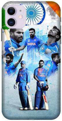 Yoprint Back Cover for iPHONE 11 Sports Stars Indian Team Printed back Cover