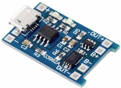 TECHSUPPORT TP4056 (Lithium ion 18560) Charger Board Single-Sided PCB