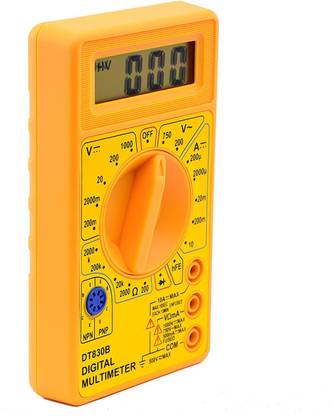 SG Flash Digital Multimeter | Diode And Transistor Tester | AC/DC Volt Test | Test Probes | Voltmeter | Multitester |Volt/OHM Meter (VOM) Digital Multimeter