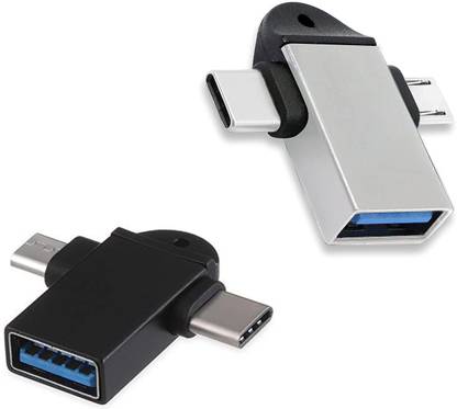JK Paradise USB Type C, Micro USB OTG Adapter