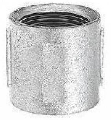 Unik 40MM GI SOCKET PACK OF 4 2-Way Coupling Pipe Joint