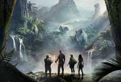Jumanji: Welcome to the Jungle (2017) Matte Finish Poster Paper Print