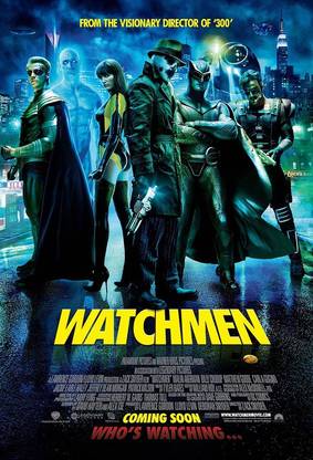 Watchmen Rorschach Silk Spectre Dr Manhattan Malin Akerman The Comedian Matte Finish Poster Paper Print