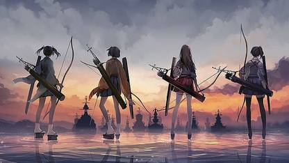 Akagi Kancolle Anime Girls Hiryuu Kancolle Matte Finish Poster Paper Print