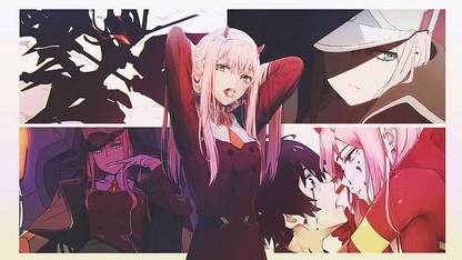 Anime Girls Darling In The Franxx Zero Two Darling In The Franxx Matte Finish Poster Paper Print