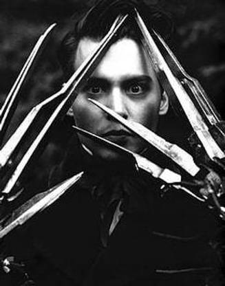 Edward Scissorhands Johnny Depp Tim Burton People Celebrity Matte Finish Poster Paper Print