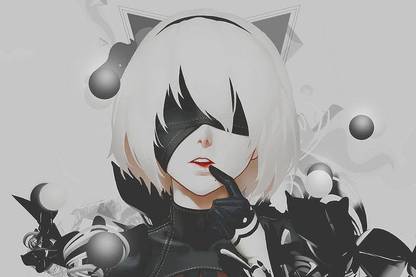 Nier Automata Nier Automata Nier Blindfold Matte Finish Poster Paper Print