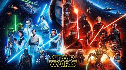 Star Wars George Lucas Illustration Movie Characters Matte Finish Poster Paper Print