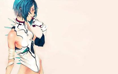 Anime Girls Ayanami Rei Ecchi Matte Finish Poster Paper Print