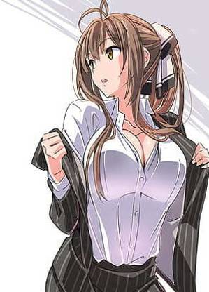 Anime Girls Simple Background Amagi Brilliant Park Sento Isuzu Matte Finish Poster Paper Print