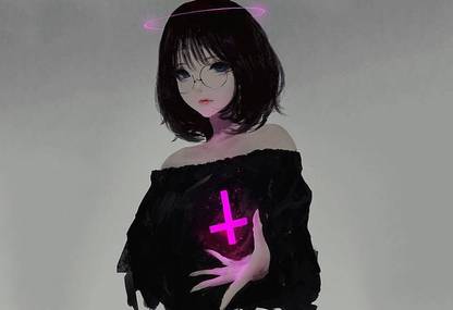 Anime Girls Girls Dead Monster Aoi Ogata Matte Finish Poster Paper Print