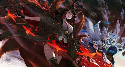 Anime Comic Azur Lane Akagi Azur Lane Kaga Azur Lane Matte Finish Poster Paper Print