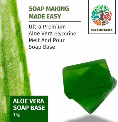 Naturemix Aloe Vera Glycerine Base/ Aloevera Advantage Melt and Pour Soap Base