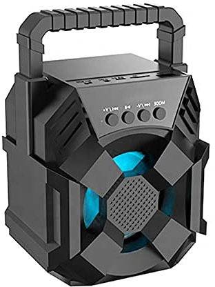Worricow WS-01 Newest Mini Dynamite Thunder Sound Super Deep Bass Wireless Rechargeable Support TF/USB/Pen Drive/AUX Slot 10 W Bluetooth Laptop/Desktop Speaker